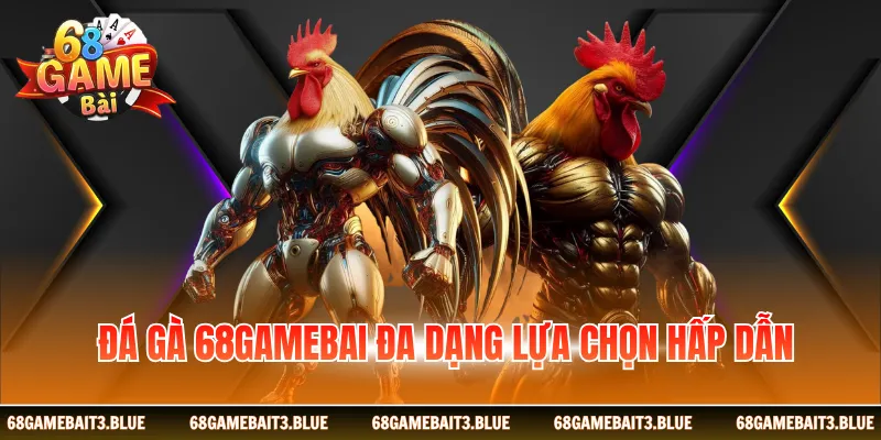 Đá gà 68GAMEBAI đa dạng lựa chọn hấp dẫn