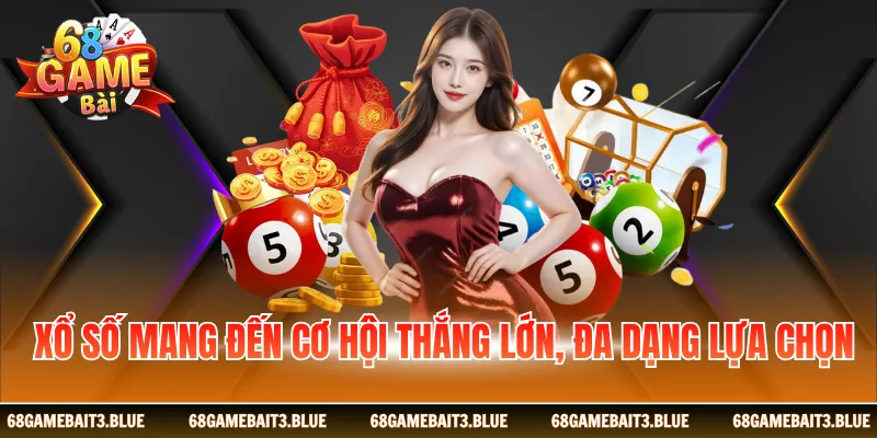 Xổ số mang đến cơ hội thắng lớn, đa dạng lựa chọn